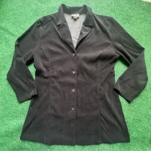 Black Button-Up Blazer